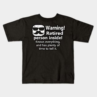 Funny Retirement Design Kids T-Shirt